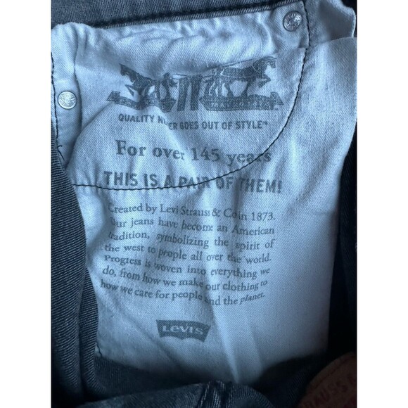 Levis 511 Gray Denim Jeans Men’s Size 32x32 - Picture 7 of 10